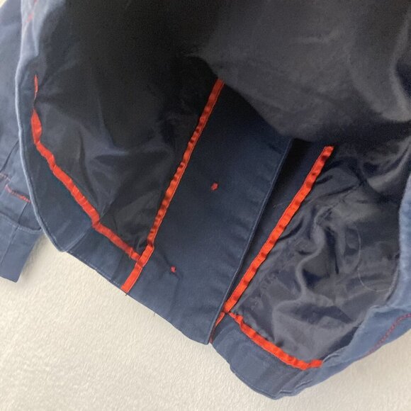 Vintage Nautical Blazer Jacket Womens 8 Casual Metrostyle Anchor Buttons Coastal - Picture 16 of 16